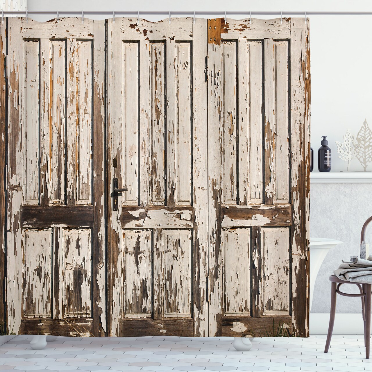 Rustic online shower curtains